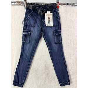 VIP Jeans Versatile Collection Cargo Jogger Jeans Size 5/6 Stretch NWT